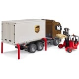bruder Scania Super 560R logistik lastbil med integreret truck, Model køretøj 