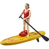 bruder bworld Life Guard med Stand Up Paddle, Spil figur 