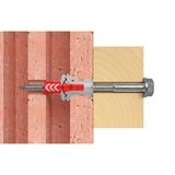fischer DUOPOWER 10x50, 570550, Dyvel Lys grå/Rød