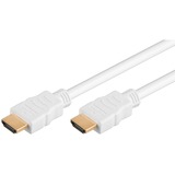 goobay High-Speed HDMI-kabel med Ethernet Hvid