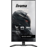 iiyama G-MASTER GB2741QSU-B1 computerskærm 68,6 cm (27") 2560 x 1440 pixel 4K Ultra HD LED Sort, Gaming Skærm Sort (mat), 68,6 cm (27"), 2560 x 1440 pixel, 4K Ultra HD, LED, 1 ms, Sort