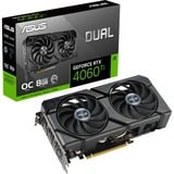 ASUS Dual -RTX4060TI-O8G-EVO NVIDIA GeForce RTX 4060 Ti 8 GB GDDR6, Grafikkort GeForce RTX 4060 Ti, 8 GB, GDDR6, 128 Bit, 7680 x 4320 pixel, PCI Express 4.0