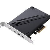 ASUS ThunderboltEX 4 interface-kort/adapter Intern Mini DisplayPort, PCIe, Thunderbolt, USB 2.0, USB 3.2 Gen 2 (3.1 Gen 2), Controller PCIe, Mini DisplayPort, PCIe, Thunderbolt, USB 2.0, USB 3.2 Gen 2 (3.1 Gen 2), PCIe 3.0, Sort, PC, Intel Thunderbolt 4 JHL8540