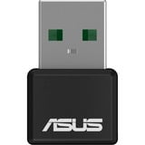 ASUS USB-AX55 Nano AX1800 WWAN 1800 Mbit/s, Wi-Fi-adapter Ledningsført, USB, WWAN, 1800 Mbit/s