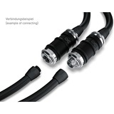 Alphacool 13883, Forbindelse Chrome/black (matte)