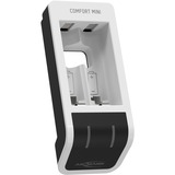 Ansmann Comfort Mini Husholdningsbatteri DC, USB, Oplader Hvid/Sort, Nikkel-Metalhydrid (NiMH), AA, AAA