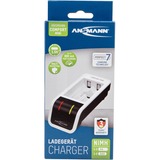 Ansmann Comfort Mini Husholdningsbatteri DC, USB, Oplader Hvid/Sort, Nikkel-Metalhydrid (NiMH), AA, AAA