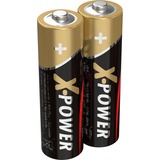 Ansmann X-Power Mignon AA Engangsbatteri Alkaline Engangsbatteri, Alkaline, 1,5 V, 2 stk, Sort, Guld, 50,5 mm