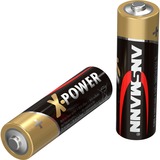 Ansmann X-Power Mignon AA Engangsbatteri Alkaline Engangsbatteri, Alkaline, 1,5 V, 2 stk, Sort, Guld, 50,5 mm