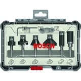 Bosch 2 607 017 470 fræser Bit sæt 6 stk Bit sæt, 6,35 mm, 6 stk, 9,53, 12,7, 12,7, 15,88, 25,4, 25,4 mm, 19,05, 25,4, 25,4, 34,93, 12,7, 15,88 mm, 3,18, 6,35, -, -, -, - mm