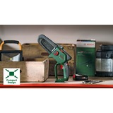 Bosch Batteridrevet kædesav EasyChain 18V-15-7, 18Volt, Motorsav Grøn/Sort