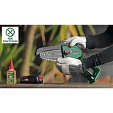 Bosch Batteridrevet kædesav EasyChain 18V-15-7, 18Volt, Motorsav Grøn/Sort