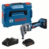 Bosch GNA 18V-16 E Strømforskydning 1400 spm 700 W, Tin snips Blå/Sort, Strømforskydning, Børstefri, Sort, Blå, 1400 spm, 4 cm, 1,6 mm