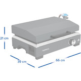 Campingaz Plancha Sigma 1 CV, Grillplade Sort/rustfrit stål