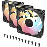 Corsair RS120-R ARGB, Sag fan Sort