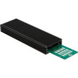 DeLOCK 42004 drevkabinet SSD kabinet Sort M.2, Drev kabinet Sort, SSD kabinet, M.2, PCI Express, SATA, 10 Gbit/sek., USB-tilslutning, Sort