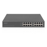 Digitus 8-port Gigabit Ethernet PoE-injektor, 802.3bt, 250W, PoE injektor grå