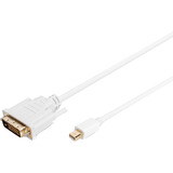 Digitus Adapterkabel mini-DisplayPort > DVI-D Hvid
