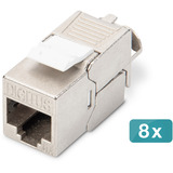 Digitus CAT 6A Keystone modul skærmet værktøjsfri 8 stk. 
