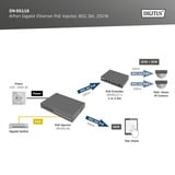 Digitus DN-95118, PoE injektor grå