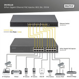 Digitus DN-95118, PoE injektor grå