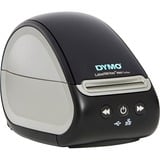 Dymo LabelWriter 550 Turbo etiketprinter | Etiketmaskine med højhastigheds direkte termisk udskrivning | Automatisk etiketgenkendelse | Udskriver forsendelsesetiketter m.m. med USB-/LAN-forbindelse | EU 2-benet stik Sort/grå, 188 mm, 127 mm, 140 mm, Kasse