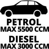 EINHELL Startkabler BT-BO 25/1 A LED SP, Kabel Sort/Rød