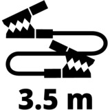 EINHELL Startkabler BT-BO 25/1 A LED SP, Kabel Sort/Rød