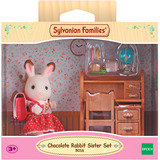 EPOCH Sylvanian Families - Skrivebordssæt med chokoladehare søster, Bygge legetøj 