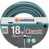 GARDENA 18002-20 haveslange 18 m PVC Sort, Grå, Orange grå/Turkis, 18 m, Sort, Grå, Orange, PVC, 22 bar, 1,3 cm