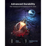 Govee Lyskæder til udendørs brug med gennemsigtige lamper, Lichterkette 