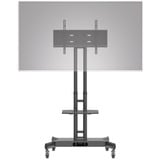 HAGOR 8209 skærmbeslag og -stativer 139,7 cm (55") Sort Gulv, Stativsystem Sort, Fritstående, 50 kg, 81,3 cm (32"), 139,7 cm (55"), 600 x 400 mm, Sort