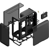 HYTE CS-HYTE-X50A-BB, Towerkabinet Sort