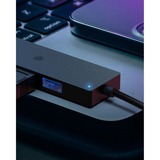 ICY BOX 61060, USB hub Sort