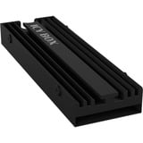 ICY BOX IB-M2HS-PS5 Kølelegeme, Køleplade Sort, Kølelegeme, PlayStation 5, Sort, Aluminium, Silikone, Sony, PlayStation 5