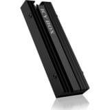 ICY BOX IB-M2HS-PS5 Kølelegeme, Køleplade Sort, Kølelegeme, PlayStation 5, Sort, Aluminium, Silikone, Sony, PlayStation 5