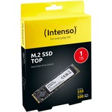 Intenso Top M.2 1000 GB Serial ATA III 3D NAND, Solid state-drev Sort, 1000 GB, M.2, 520 MB/s