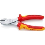 KNIPEX 74 06 180 tang Diagonale horisontale tænger, Skære tang Rød/Gul, Diagonale horisontale tænger, Krom-vanadium-stål, Plast, Rød/Orange, 18 cm, 280 g