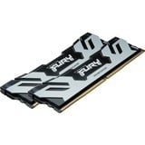 Kingston FURY FURY 32 GB 7200 MT/s DDR5 CL38 DIMM (sæt med 2) Renegade Silver XMP, Hukommelse Sort/Sølv, 32 GB, 2 x 16 GB, DDR5, 288-pin DIMM
