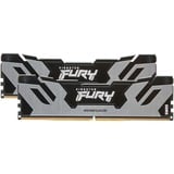 Kingston FURY FURY 32 GB 7200 MT/s DDR5 CL38 DIMM (sæt med 2) Renegade Silver XMP, Hukommelse Sort/Sølv, 32 GB, 2 x 16 GB, DDR5, 288-pin DIMM