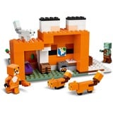 LEGO Minecraft Rævehytten, Bygge legetøj Byggesæt, 8 År, Plast, 193 stk, 407 g