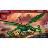 LEGO NINJAGO Lloyds grønne skovdrage, Bygge legetøj Byggesæt, 6 År, Plast, 128 stk, 210 g
