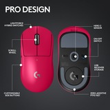 Logitech PRO X SUPERLIGHT 2, Gaming mus Magenta