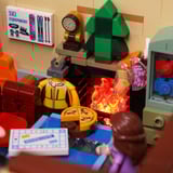 Lumibricks Skihytte, Bygge legetøj 