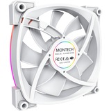 Montech AX140 PWM 140x140x25, Sag fan Hvid