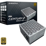 Montech MONTECH CENTURY II 750, PC strømforsyning Sølv