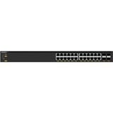 Netgear M4350-24X4V Administreret L3 10G Ethernet (100/1000/10000) Strøm over Ethernet (PoE) 1U Sort, Switch Administreret, L3, 10G Ethernet (100/1000/10000), Strøm over Ethernet (PoE), Stativ-montering, 1U