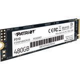 Patriot P310 M.2 480 GB PCI Express 3.0 NVMe, Solid state-drev 480 GB, M.2, 1700 MB/s