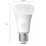 Philips Hue White A60 Smart Lampe E27 Dobbeltpakke 1100 lm, LED-lampe 