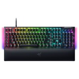 Razer Blackwidow V4, Gaming-tastatur Sort, DE-layout, Razer certificeret mekaniske grønne Switcher